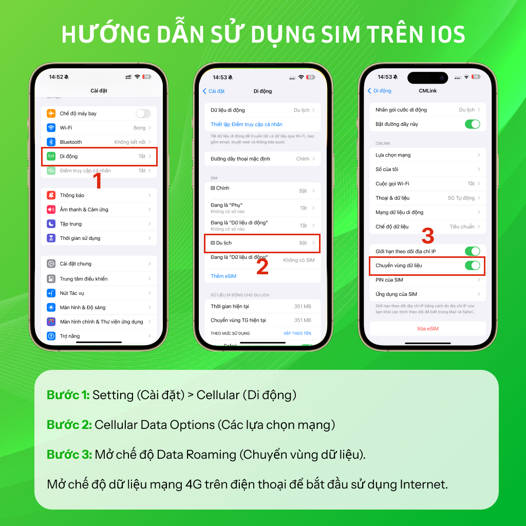 SIM Du Lịch Thailand