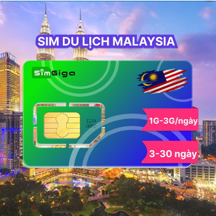 Sim Du Lịch Malaysia, Gói theo ngày