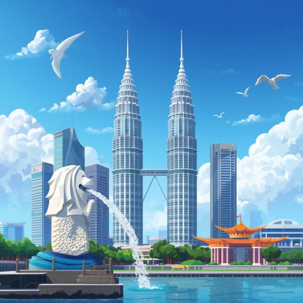 Sim du lịch Singapore, Malaysia