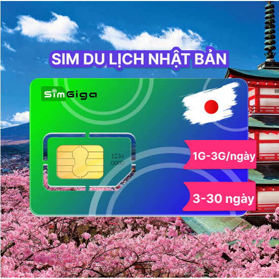 SIM du lịch Nhật Bản