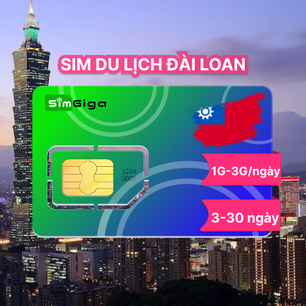 SIM du lịch Đài Loan