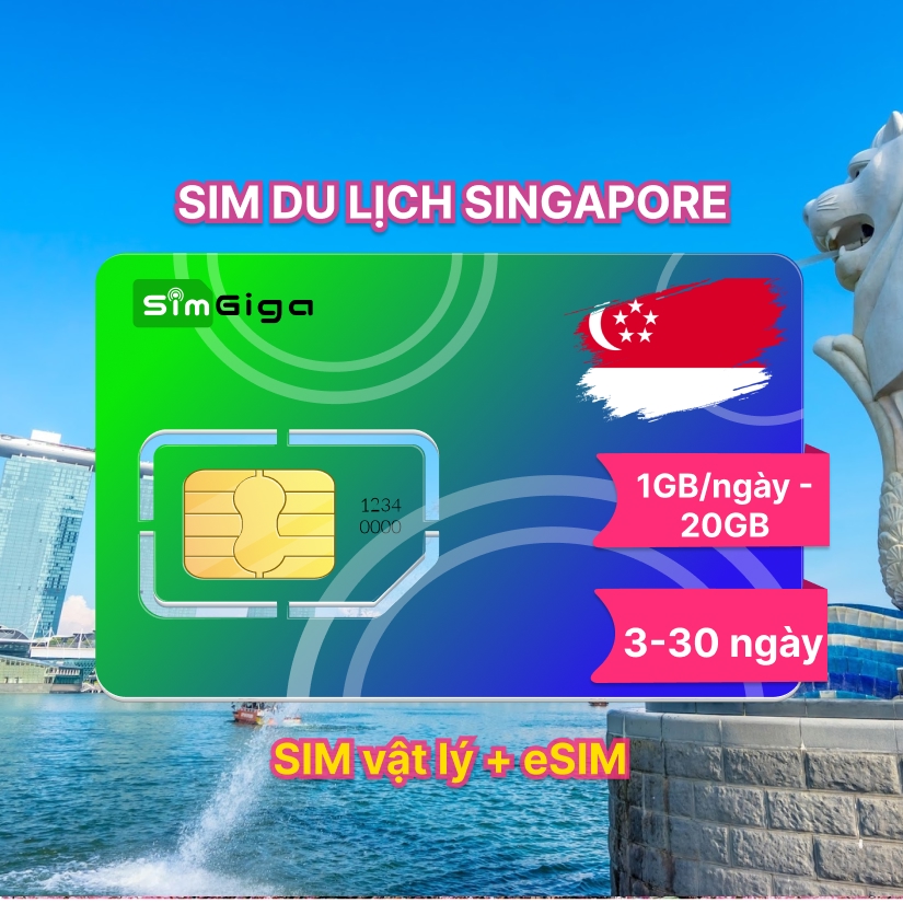 SIM du lịch Singapore