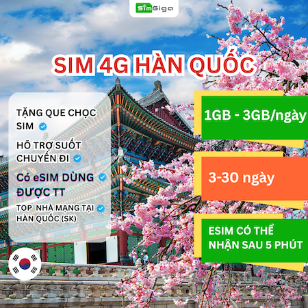 SIM Hàn Quốc có Tiktok